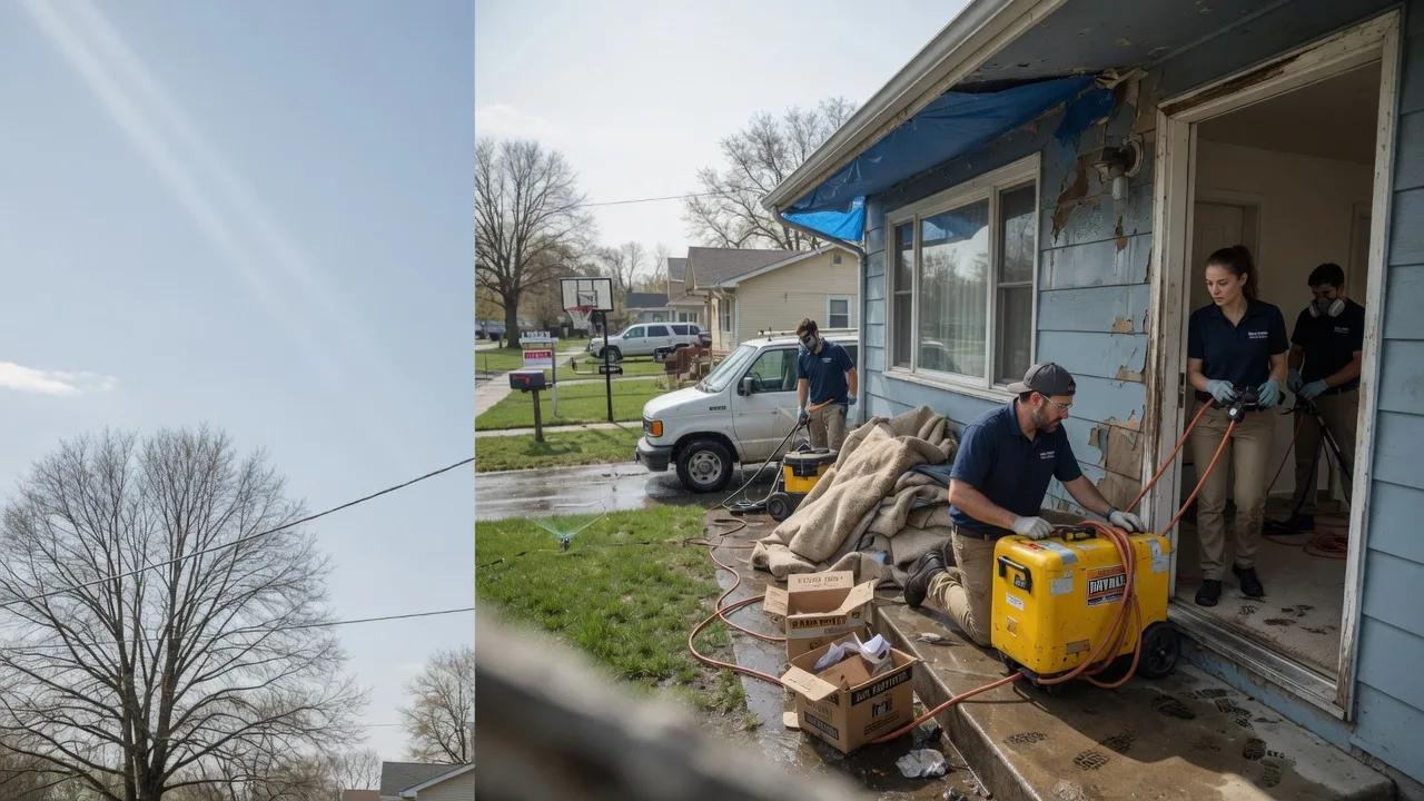 Basement Flood Cleanup in Batchtown, IL near me